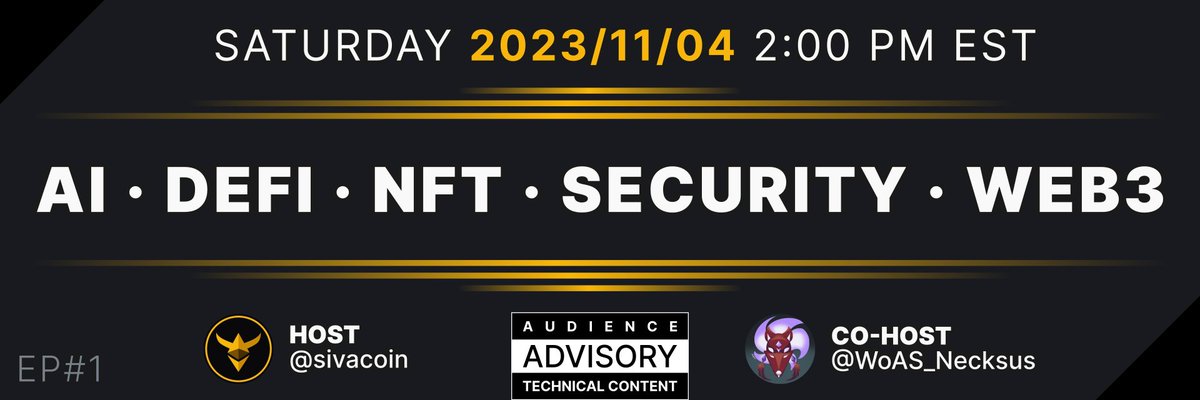 Get ready, because it's going to be absolutely wild! Stay tuned for an X-Space that will blow your mind. 💯🔥

Join us today at 2 PM EST
👇
x.com/i/spaces/1eaJb…