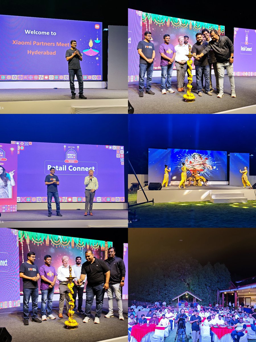 batchumalli's tweet photo. An Exciting Pre-Diwali Retailer meet at #Hyderabad with our lovely #MiPartners power packed with powerful performances. ๐คฉ
Truly delighted to see Hyper energy of MiPartners , their limit less love & affection that has kept Xiaomi No.1 in Telangana & ready to further storm the market with revolutionary #Xiaomi Products this #Diwali.๐
#Xiaomi โค๏ธ #Hyderabad #DiwaliPartnersMeet #DiwaliWithMi #TechSeSmartDilSeSmart #NoMiWithoutYou