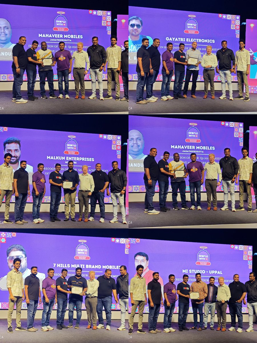 batchumalli's tweet photo. An Exciting Pre-Diwali Retailer meet at #Hyderabad with our lovely #MiPartners power packed with powerful performances. ๐คฉ
Truly delighted to see Hyper energy of MiPartners , their limit less love & affection that has kept Xiaomi No.1 in Telangana & ready to further storm the market with revolutionary #Xiaomi Products this #Diwali.๐
#Xiaomi โค๏ธ #Hyderabad #DiwaliPartnersMeet #DiwaliWithMi #TechSeSmartDilSeSmart #NoMiWithoutYou