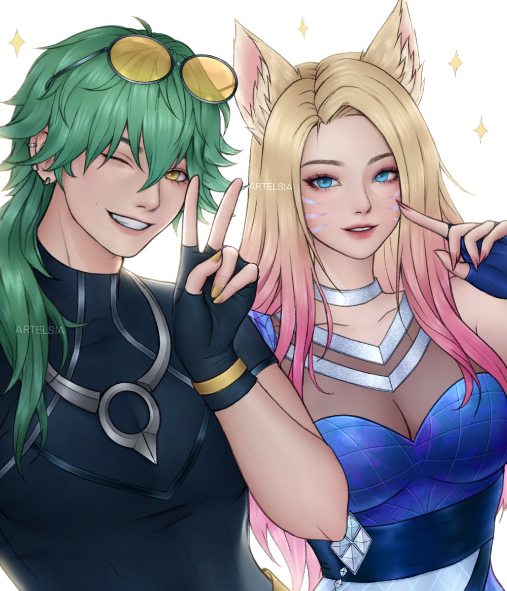 artelsia's tweet photo. K/DA x #heartsteel ✨ https://t.co/14ZLk1SYtw