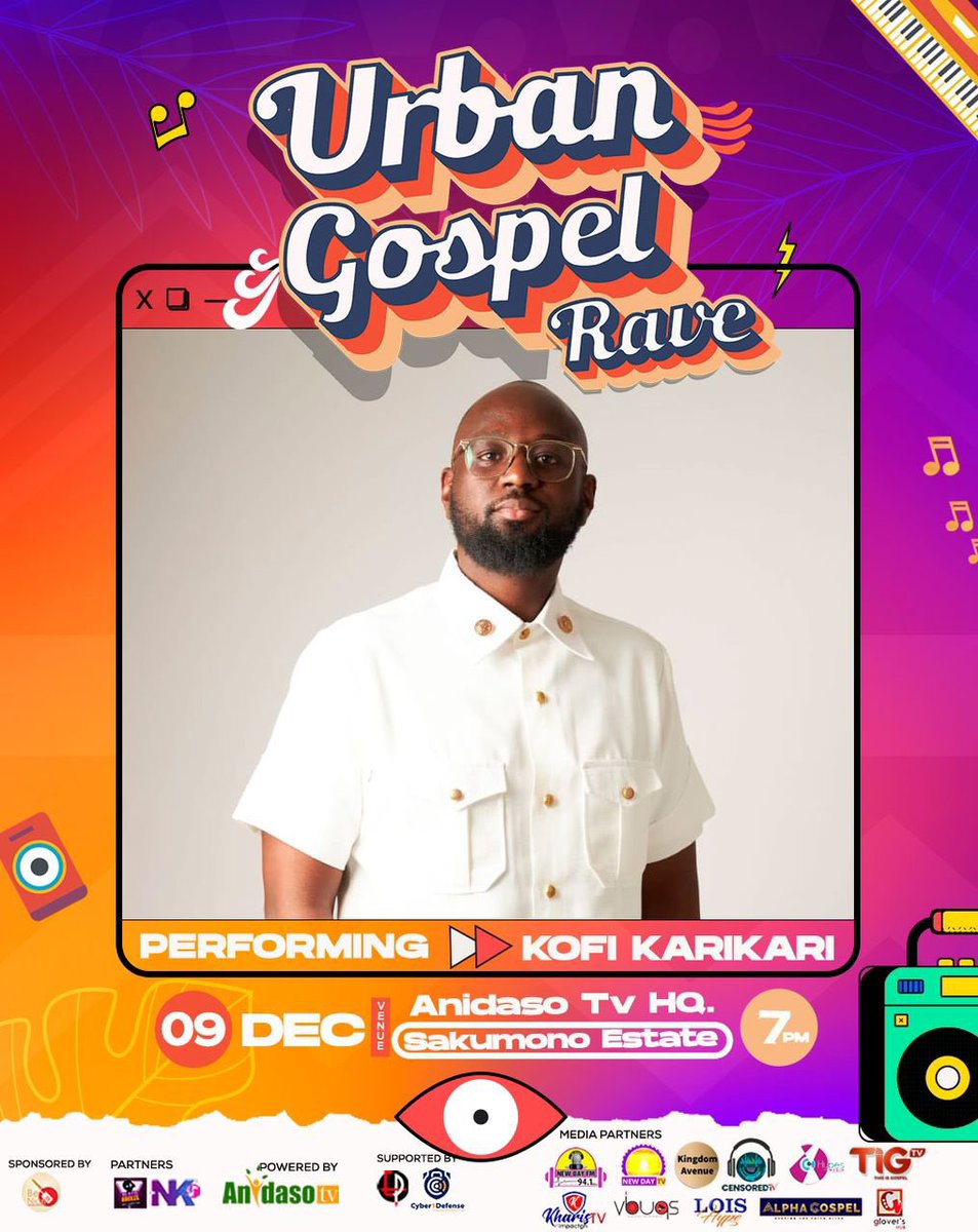 Vbuqsworld's tweet photo. Prolific Songwriter &amp; Performer @KofiKarikari will be performing live at the first edition of Urban Gospel Rave this December. See you there 🍀

#vbuqsworld #blogger #gospelblog https://t.co/FyKfjkAiPN