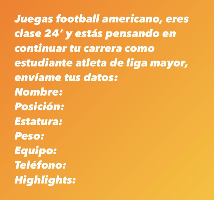 Envíame mensaje si estás interesado en iniciar un proceso de reclutamiento