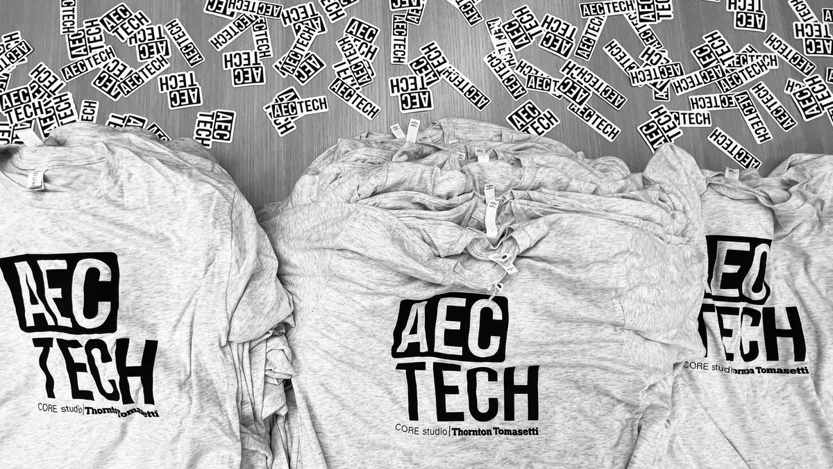 Good morning #aectech #hackathon ! 

This two-tone merch is for you hackers 
🖤🤍❤️