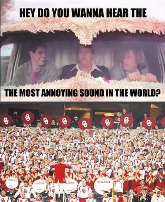 PetesPlaybook's tweet photo. Excited for BPS to rock loud music everytime these fools strike up their instruments #beatou #GoPokes https://t.co/pSF9heZLIE