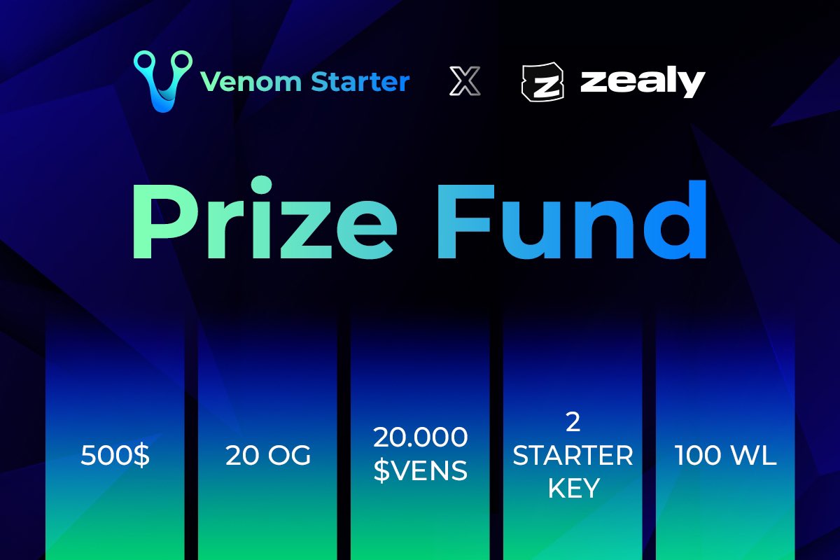 Zealyking_'s tweet photo. 👑 @VenomStarter Zealy Event
🏆 Top 500 User's Will Be Win
🎁Reward Pool - 💵500$ USDT & TOKEN
- 20,000 $VENS
💤 ZEALY event link : 🔗
https://t.co/ZHnNwUbwr5
🎁 Reward details:
https://t.co/ZHnNwUbwr5
🟢START - 4 November
🔴ENDS -..
#zealy #zealy_king #vens #Airdrop #btc https://t.co/GtrBftvnn3