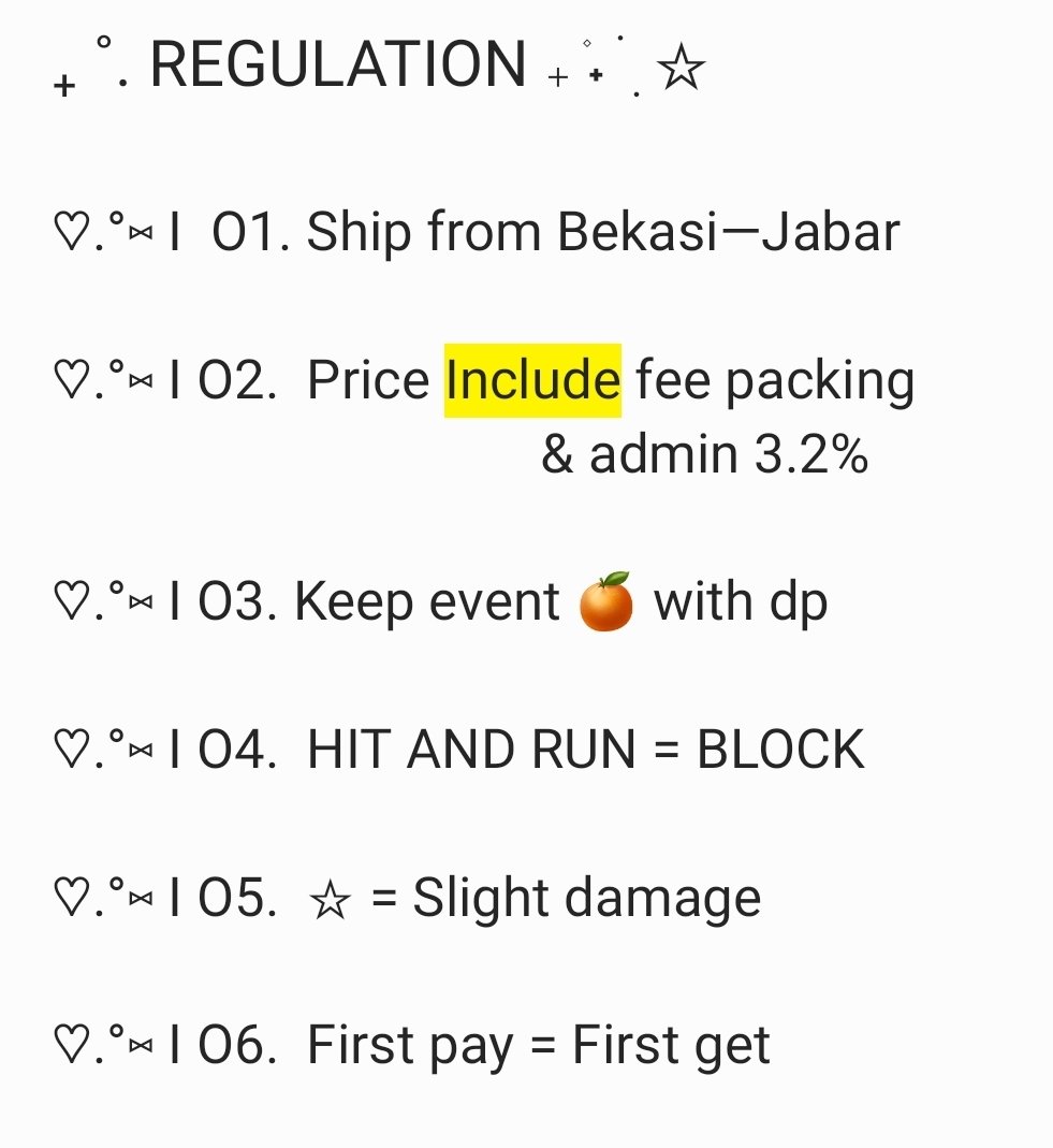 wts ina lfb ina 
 
.°⑅ price include all fee
.°⑅ detail/condi on dm
.°⑅ metion after dm 

! JANGAN JADIKAN HARGA PATOKAN ! 

( aku jual underprice soalnya udah stopcoll dan ini sisann ^_^)

t. wts viviz , wts namjoon bts , wts yujin kep1er , wts hyein newjeans , wts lia itzy