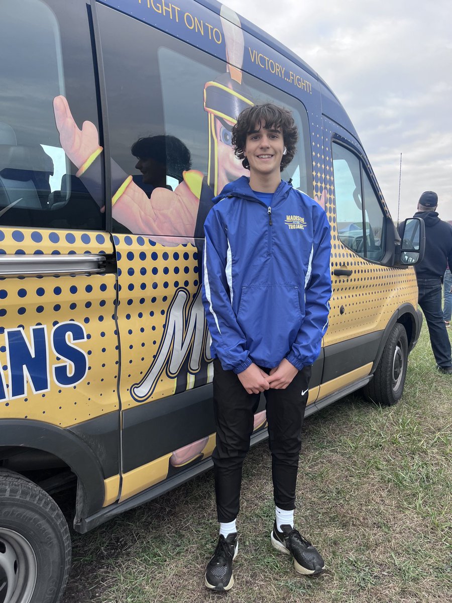 Kristin Thomas (@madhsprincipal) on Twitter photo Trenton Fetter getting ready to warm up for his State Finals Cross Country run! Good Luck, Trenton 💙💛<a href="/Trojans_Madison/">Madison School Dist.</a> <a href="/MadisonTrojan/">Madison Trojan Athletics</a> Trenton Fetter getting ready to warm up for his State Finals Cross Country run! Good Luck, Trenton 💙💛<a href="/Trojans_Madison/">Madison School Dist.</a> <a href="/MadisonTrojan/">Madison Trojan Athletics</a>