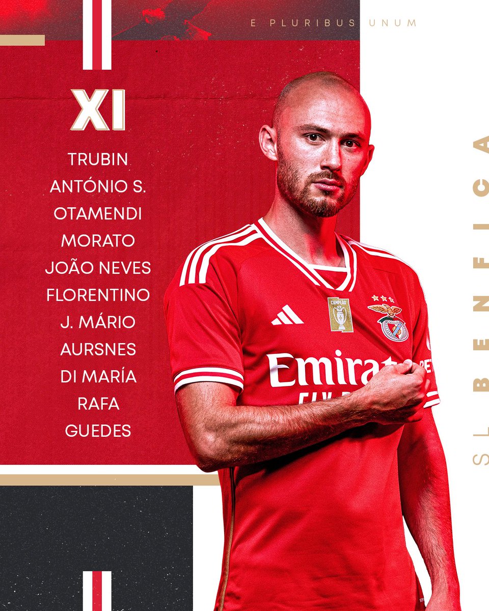 📋 JÁ TEMOS 𝗢𝗡𝗭𝗘! 

#GDCSLB • #LigaPortugal