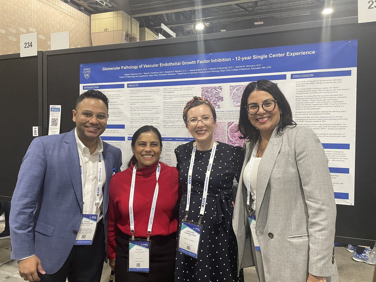HerrmannMd's tweet photo. 👇🏽Check out the poster Glomerular pathology of VEGFi   Presented by @mariacharkviani @raad_chowdhury @MPAlexanderMD 
#onconephrology  @ASNKidney @onconephsociety https://t.co/Ecm8sorWpn