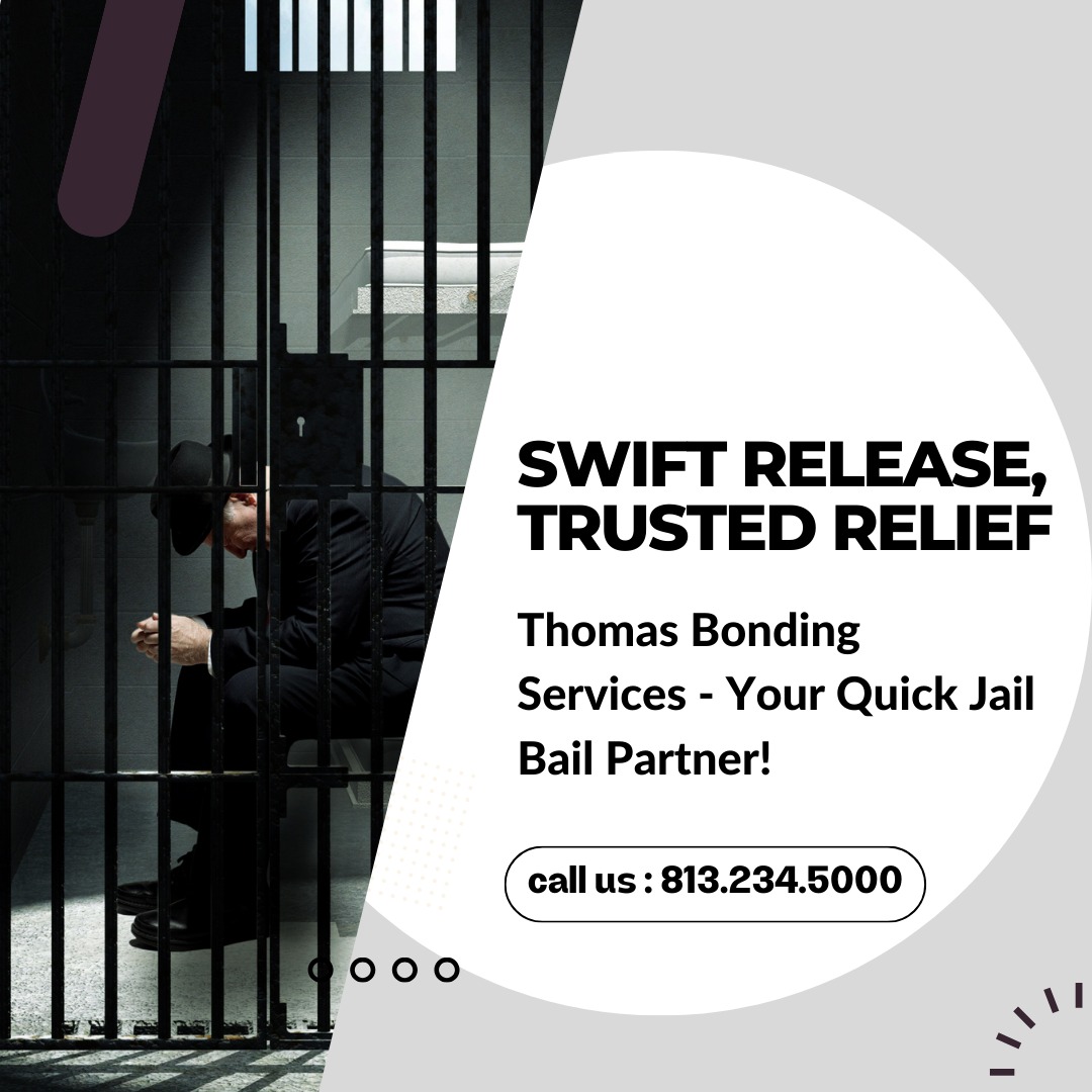 BondingThomas's tweet image. Need swift release? Trusted relief is just a call away! Thomas Bonding Services is here to be your quick jail bail partner, ensuring your peace of mind during challenging times. 

Call us now at 813.234.5000 and let us take care of your bail needs.

#BailServices #SwiftRelease