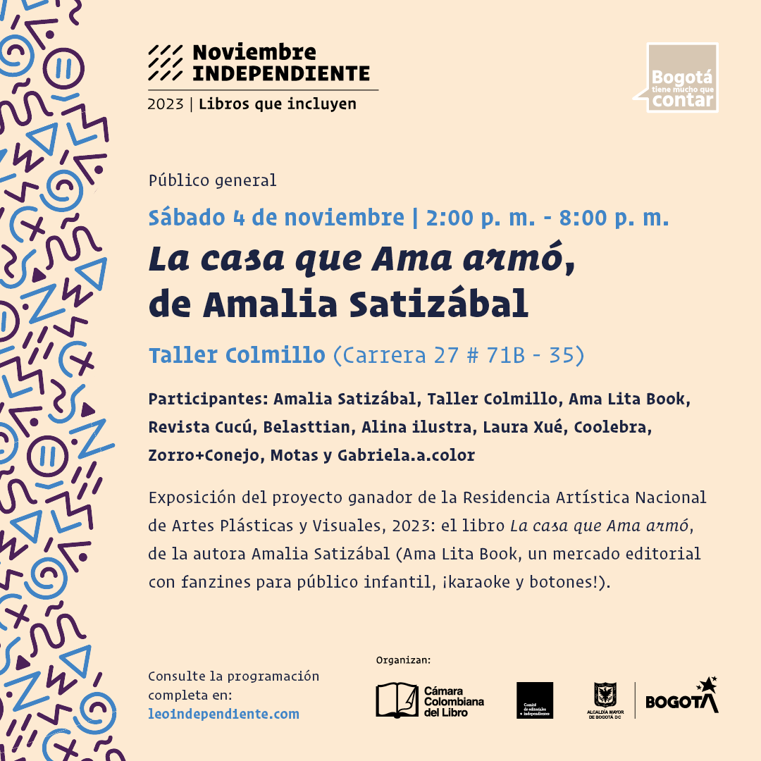 CamLibro's tweet photo. Este sábado y domingo celebramos que ya llegó #NoviembreIndependiente 🥳📖 El cielo nublado, pero los libros abiertos por toda #Bogotá.

Los detalles de la progamación en https://t.co/7uqv3kUrDo ⭐️ https://t.co/RIR4h0CL2U