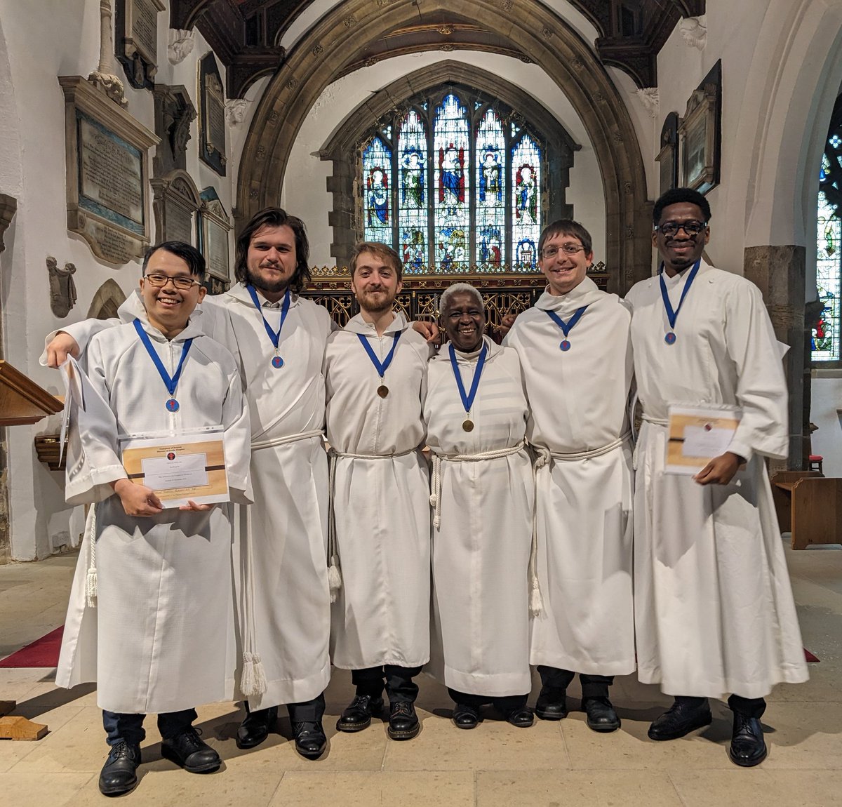 Leeds Minster (@leedsminster) on Twitter photo Congratulations to Daniel, Zach, Arthur and Chikwado who were admitted into <a href="/CompanyServers/">Company of Servers</a> this morning (seen here with our other members, Stella and Simon) in a service at <a href="/stmaryswhitkirk/">St. Mary's Church, Whitkirk</a> Congratulations to Daniel, Zach, Arthur and Chikwado who were admitted into <a href="/CompanyServers/">Company of Servers</a> this morning (seen here with our other members, Stella and Simon) in a service at <a href="/stmaryswhitkirk/">St. Mary's Church, Whitkirk</a>