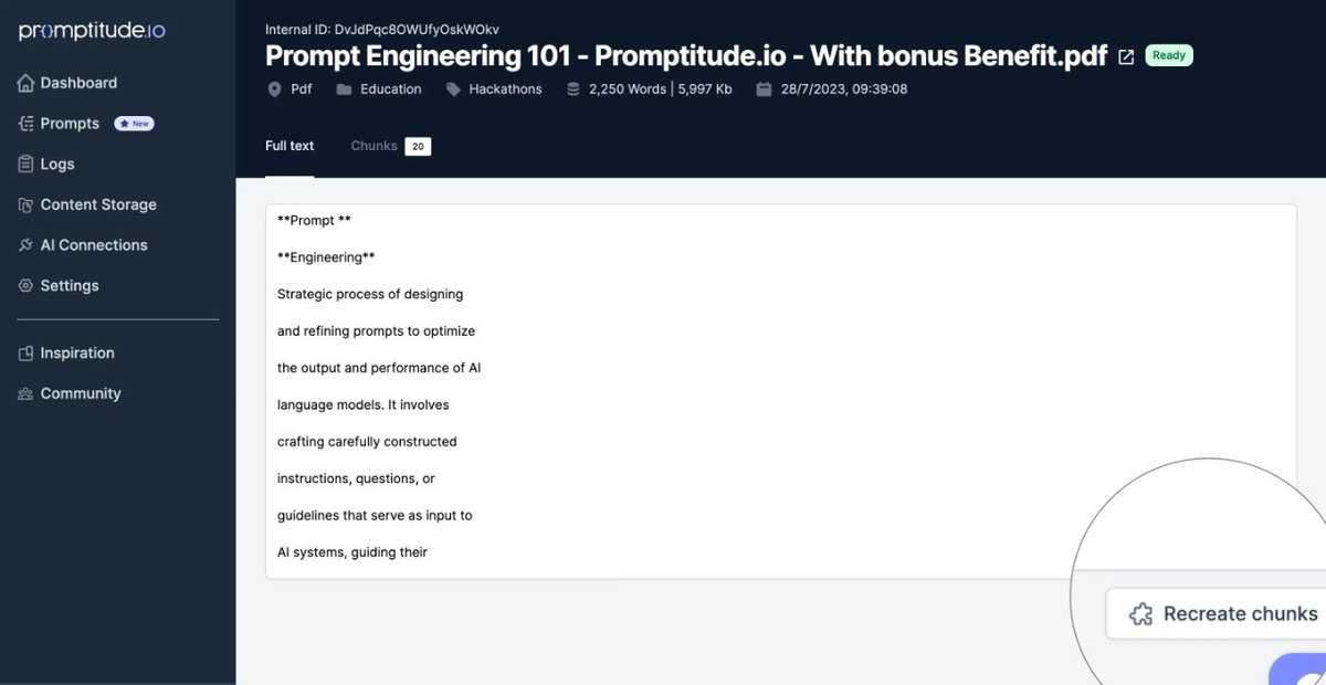 Promptitude_io's tweet image. Are you finding it hard to manage your countless content chunks? Feeling like your #ContentStorage needs a bit of a refresh? 🔄