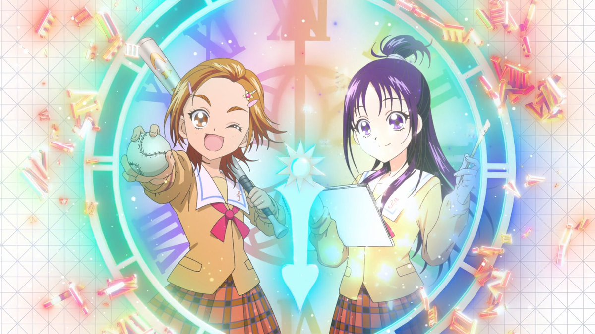 winxclubpretty's tweet photo. Eyecatch features Saki and Mai
#Precure #PrettyCure #2023 #Precure2023 #PrettyCure2023 #OtonaPrecure #OtonaPrettyCure #OtonaPrecure23 #OtonaPrettyCure23 #Otona #KibouNoChikara #Eyecatch #20th #Precure20th #PrettyCure20th #HyuugaSaki #CureBloom #MishouMai #CureEgret #Adults #Clock https://t.co/TPptpqpRn3