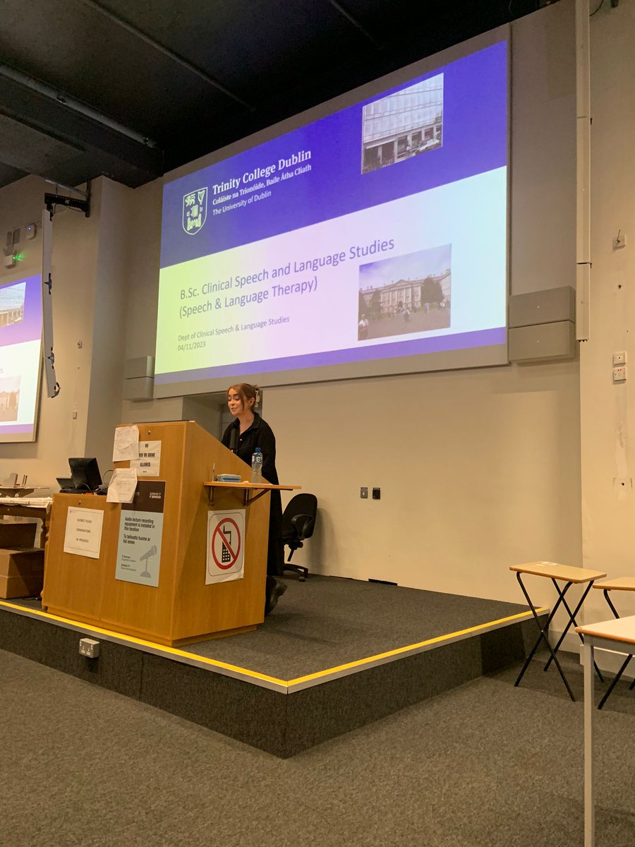 CSLS Trinity College Dublin (@clinspeechtcd) on Twitter photo Recent graduate <a href="/byrnee50/">Emma Byrne</a> talking all things #speechie at the #trinityopenday talk starting at 245pm in the Stanley Quek Theatre of Biomed Institue Recent graduate <a href="/byrnee50/">Emma Byrne</a> talking all things #speechie at the #trinityopenday talk starting at 245pm in the Stanley Quek Theatre of Biomed Institue