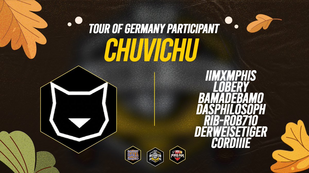 Pro Am Deutschland (@proamgermany) on Twitter photo Ehemals <a href="/SHWTMBallerz/">Showtime Ballerz</a> jetzt als <a href="/Chuvichu_EU/">Chuvichu EU</a> bringen sie viel Erfahrung und individuelle Qualitรคt mit. Bei der ersten <a href="/2K_IES/">International E-Sports (IES)</a> Deutschland Tour waren sie Dritter - jetzt sind sie wieder da!
Kader:
<a href="/IIMxmphis/">Memphis</a>
@i_am_Lobery
<a href="/BamAdebaMo/">PatRileyHater</a>
<a href="/SirMikeXI/">DasPhilosoph</a>
<a href="/rib_rob710/">rib-rob710</a>
<a href="/TigerWeise/">DerWeiseTiger</a>
<a href="/CORDlIlE/">CORDIIIE</a> Ehemals <a href="/SHWTMBallerz/">Showtime Ballerz</a> jetzt als <a href="/Chuvichu_EU/">Chuvichu EU</a> bringen sie viel Erfahrung und individuelle Qualitรคt mit. Bei der ersten <a href="/2K_IES/">International E-Sports (IES)</a> Deutschland Tour waren sie Dritter - jetzt sind sie wieder da!
Kader:
<a href="/IIMxmphis/">Memphis</a>
@i_am_Lobery
<a href="/BamAdebaMo/">PatRileyHater</a>
<a href="/SirMikeXI/">DasPhilosoph</a>
<a href="/rib_rob710/">rib-rob710</a>
<a href="/TigerWeise/">DerWeiseTiger</a>
<a href="/CORDlIlE/">CORDIIIE</a>