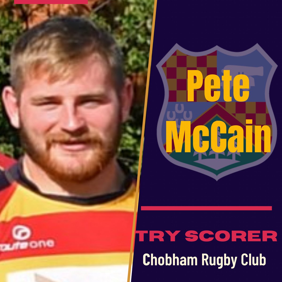 chobhamrugby's tweet photo. 5 mins 
Chobham 7 - 0 @CamelotRufc 

Try - McCain (C#1)
Con - Davies (C#13)

#gomightychobham
#oneclub https://t.co/NcRPxTCuia