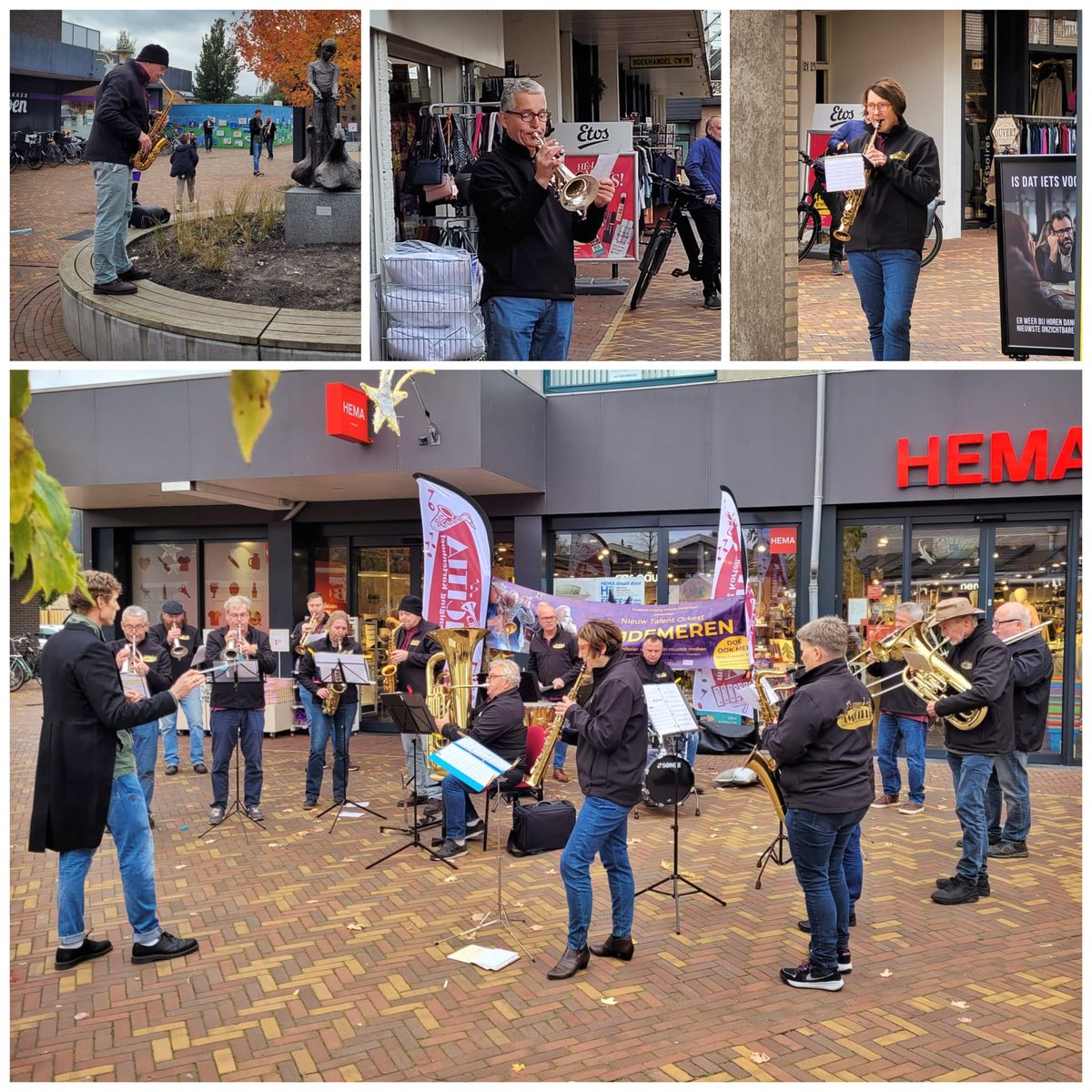 Vanmorgen hebben we winkelende dorpsgenoten in Ankeveen, Nederhorst den Berg en Kortenhoef verrast met een flitsoptreden. Een ludieke actie om mensen te enthousiasmeren voor het Nieuw Talent Orkest Wijdemeren. Misschien ook iets voor jou? Zie amicitiakortenhoef.nl.