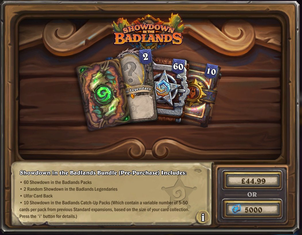 All Showdown in the Badlands Day 10 Hearthstone Card Reveals - October 28 -  Out of Games