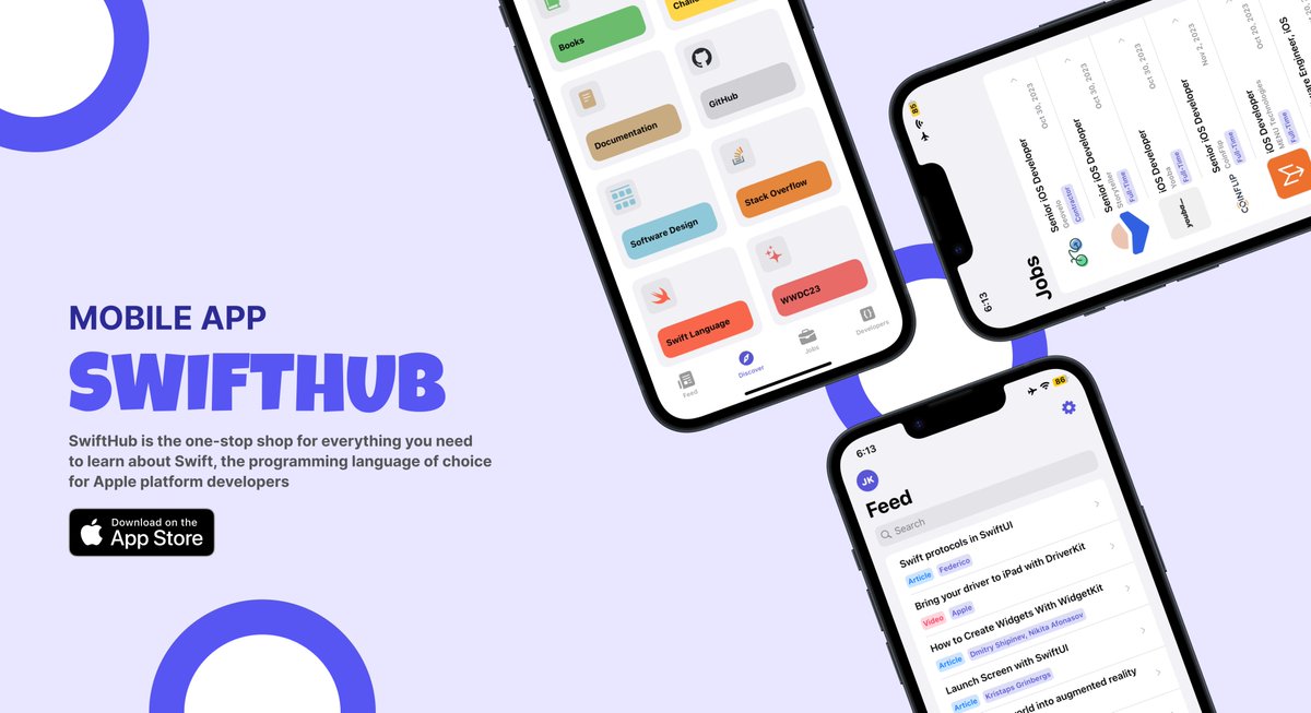 SwiftHubApp's tweet image.