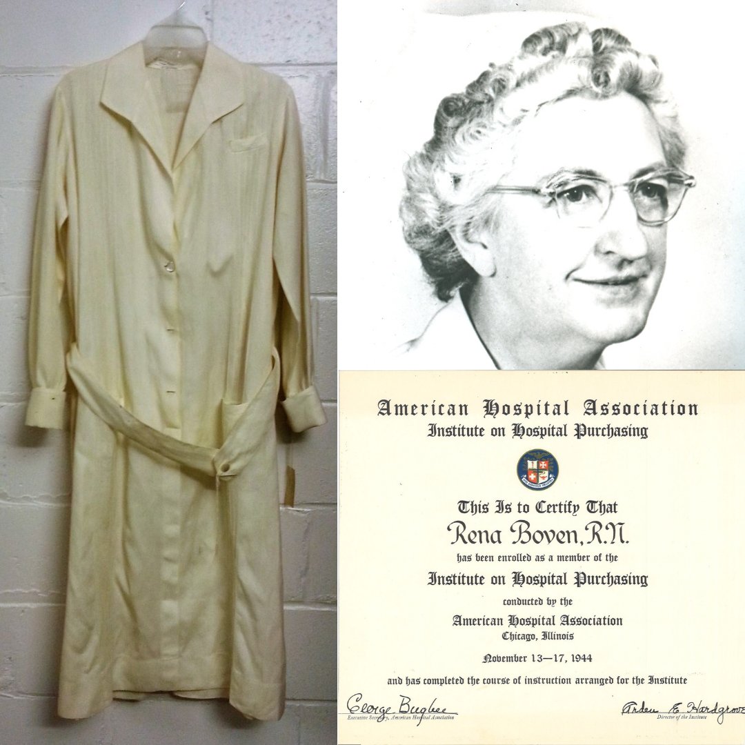 What We Collect #4: 11/4/2023  

The Story of Rena Boven, Holland Hospital Nurse and Superintendent.
Rena Boven (1896-1957) was one of the first registered nurses at the hospital. 
#whatwecollect #hollandmuseum #archives #history #museum