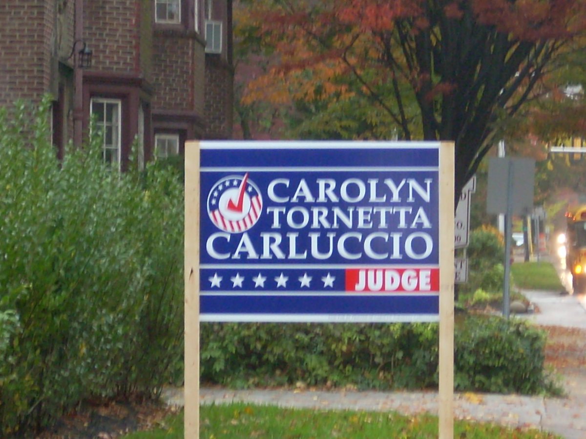 #politicalhistory I took this photo in Haverford, Lower Merion Township in October 2009. At that time it was the largest political sign I had ever seen, which is why I took the photo.