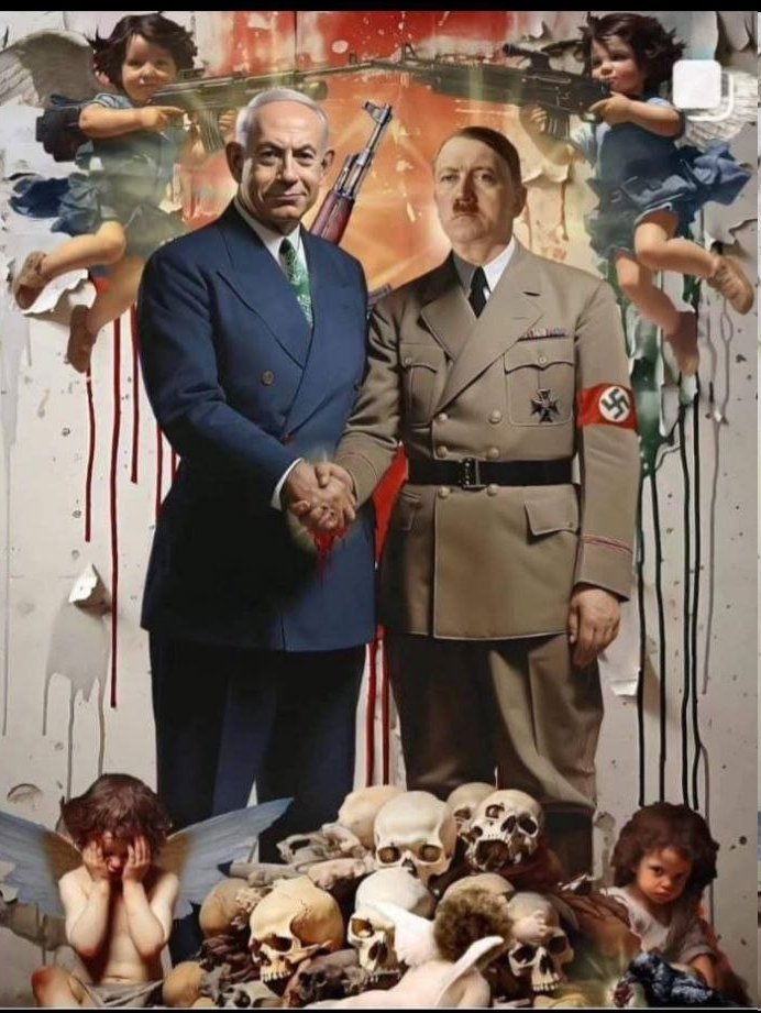 ApartheidReview's tweet photo. Share it if u agree.
#IsraeliNewNazism
#Gaza #GazaGenocide #GazaUnderAttack #IsraeliWarCrimes #IsraeliTerrorist #PalestineExists #IStandAgainstIsrael #StandAgainstIsrael #IsraelISIS #FreePalestine #Zionism #ZionismIsAntisemitism #ZionismIsTerrorism #BDS #Palestine #Israel https://t.co/f7cFoouPcG