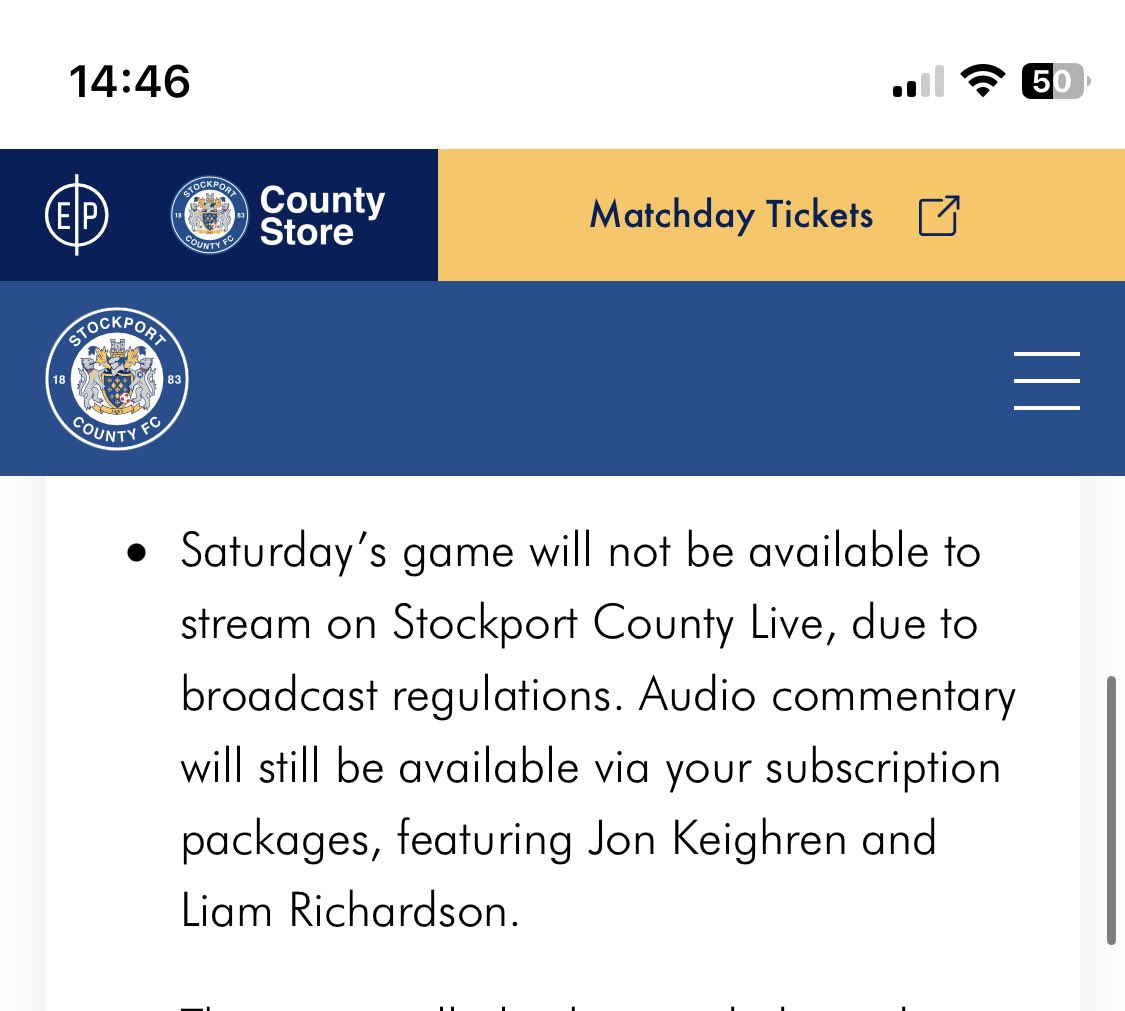 tom_poole01's tweet photo. @EdgeleyEcho1883 @StockportCounty @LiamR_SCFC26 @JonKeighren @_SByrne https://t.co/7kCeY6RPSU