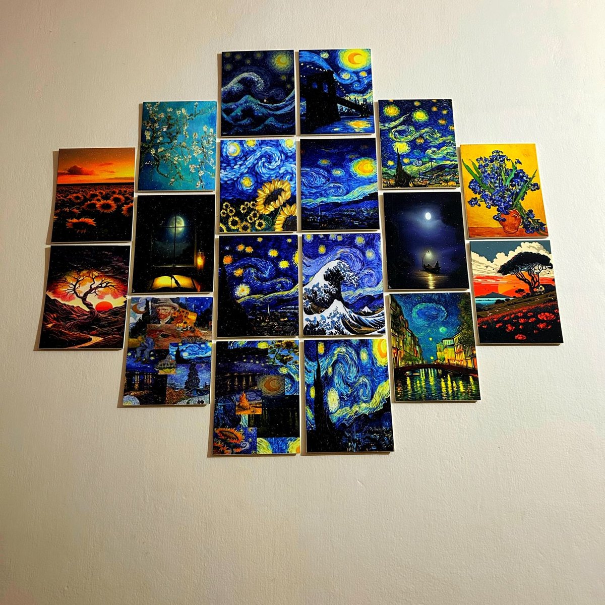 MoniShuvra's tweet photo. "Keep your love of nature, for that is the true way to understand art more and more" 
-Vincent Van Gogh

The Poet's of our wall 💙 https://t.co/KBk5CmQPZp
