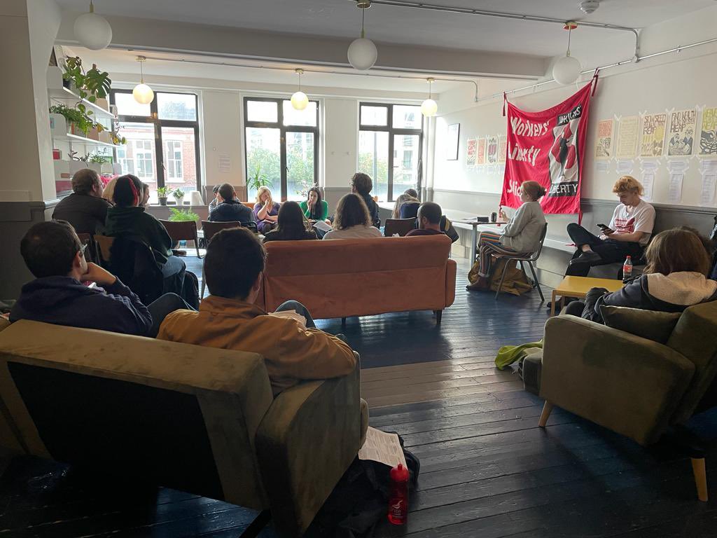 workersliberty's tweet photo. Made up women: gender in fiction, with speakers: Rhianna Pratchett, video game writer and journalist; Shining Girls &amp; Clive Bradley, screenwriter and activist with Lesbians and Gays Support the Miners during the 1984-5 Miners' Strike. #atr23 https://t.co/VPBuY1Zbj7