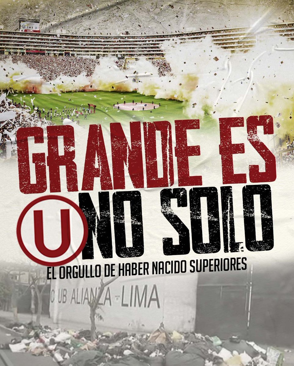 justiciaparalau's tweet photo. HOY A DEJAR LA VIDA POR LOS COLORES
La historia lo dice @Universitario es la mas grande instituciรณn del Perรบ,el mas Campeรณn y lo mas valioso๐
SU GRAN HINCHADA ESA QUE ROMPE TODOS LOS RECORD Y DEFIENDE A UNIVERSITARIO NO SOLO EN LA CANCHA TAMBIรN EN LAS CALLES
#TeAmoU https://t.co/uzludShWM6