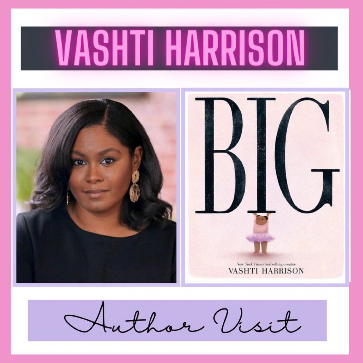 Willow had a wonderful visit from author and illustrator, Vashti Harrison. Ms. Harrison read her book Big and led our students in a live illustration of one of her drawings! Big focuses on the impact of words on others. Inspiring presentation! <a href="/LVUSD/">LVUSD</a> <a href="/WillowWildcats/">Willow Elementary</a>