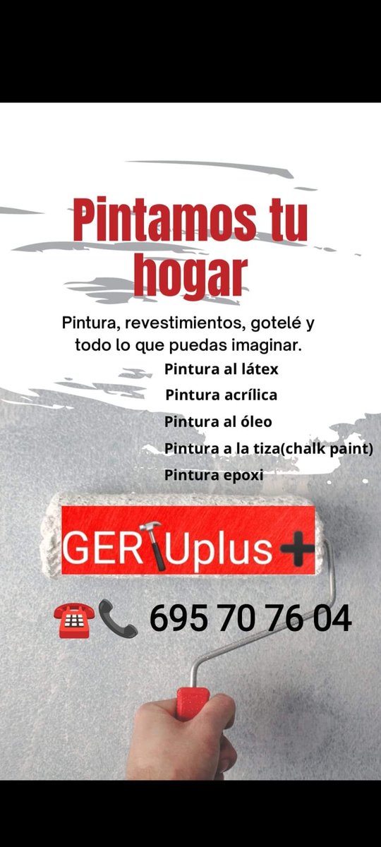 GertuPlus's tweet photo. 👉PEQUEÑAS Y  GRANDES REFORMAS.  TODAS CON EL MISMO CARIÑO👈
  
#reparacionesdomesticas #carpinteria #pintura #suelos #pladur   #humedad #albañiles   #ferreteria #baños   #fontaneria    #fontaneros #carpinteria 
#fontanería #puertas 
gertuplusgertuplus@gmail-  695 70 76 04️  ☎️ https://t.co/yxR9TaoY1d