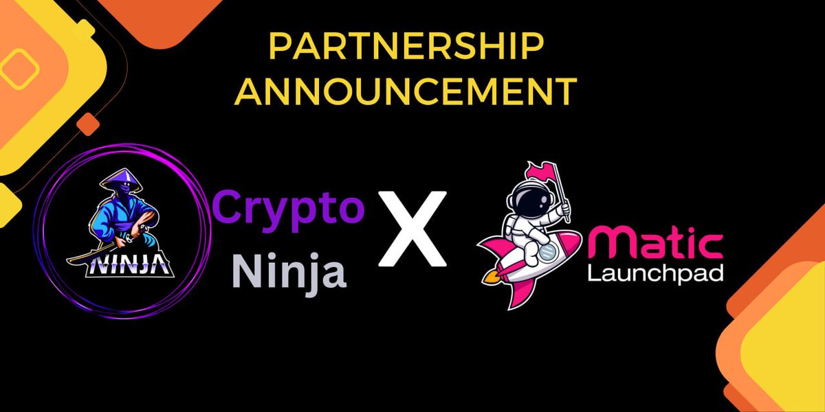 🚀 Exciting news! We're partnering with Matic Launchpad X Crypto Ninja 🌐.

🤝 Supporting projects with potential and diving into emerging crypto sectors. Let's make waves together! 🌊💥

#CryptoNinja #MaticLaunchpad #Blockchain 🚀🤝🌐🌟