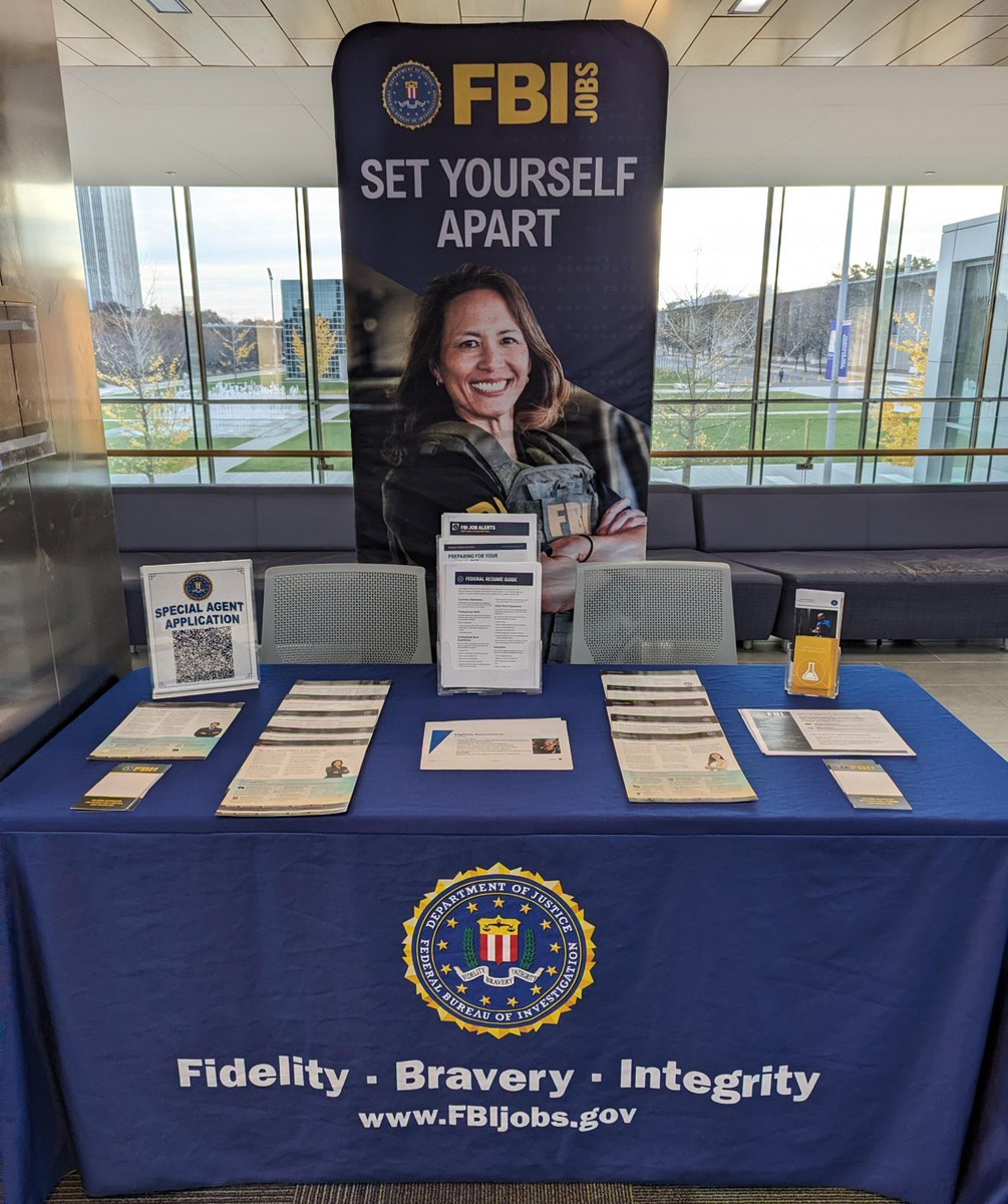 Interested in a #career with the #FBI? Stop by and see us at Congressman Tonko's Federal Job Fair at UAlbany's Massry Center for Business (2nd floor). We'll be here until 1PM!