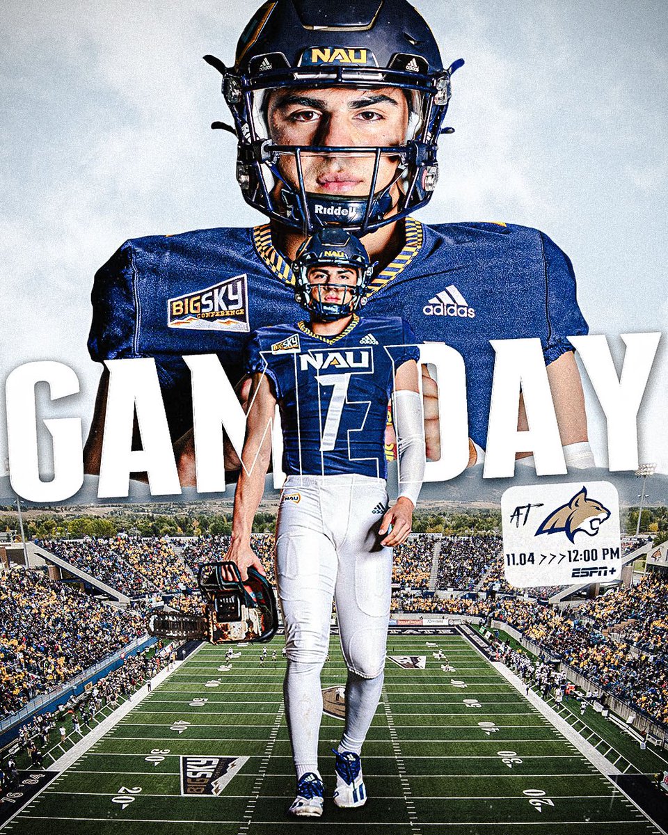 Let’s go to work, GAME DAY!

🆚#6/8 Montana State
📍Bobcat Stadium | Bozeman, MT
🕛12 p.m. MST
💻 shorturl.at/gi589
📻 shorturl.at/amryN
📉 shorturl.at/tS569

#RaiseTheFlag | #BigSkyFB