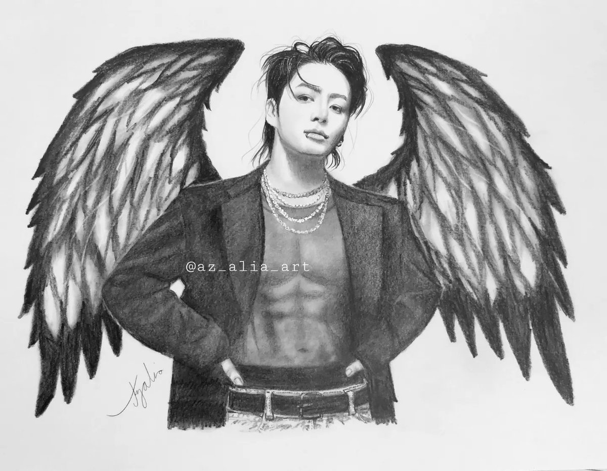 Az_alia_art's tweet image. Golden Jungkook 🐰 😍 💜
#btsfanart 
#GOLDEN_JungKook 
#Jungkook_StandingNextToYou