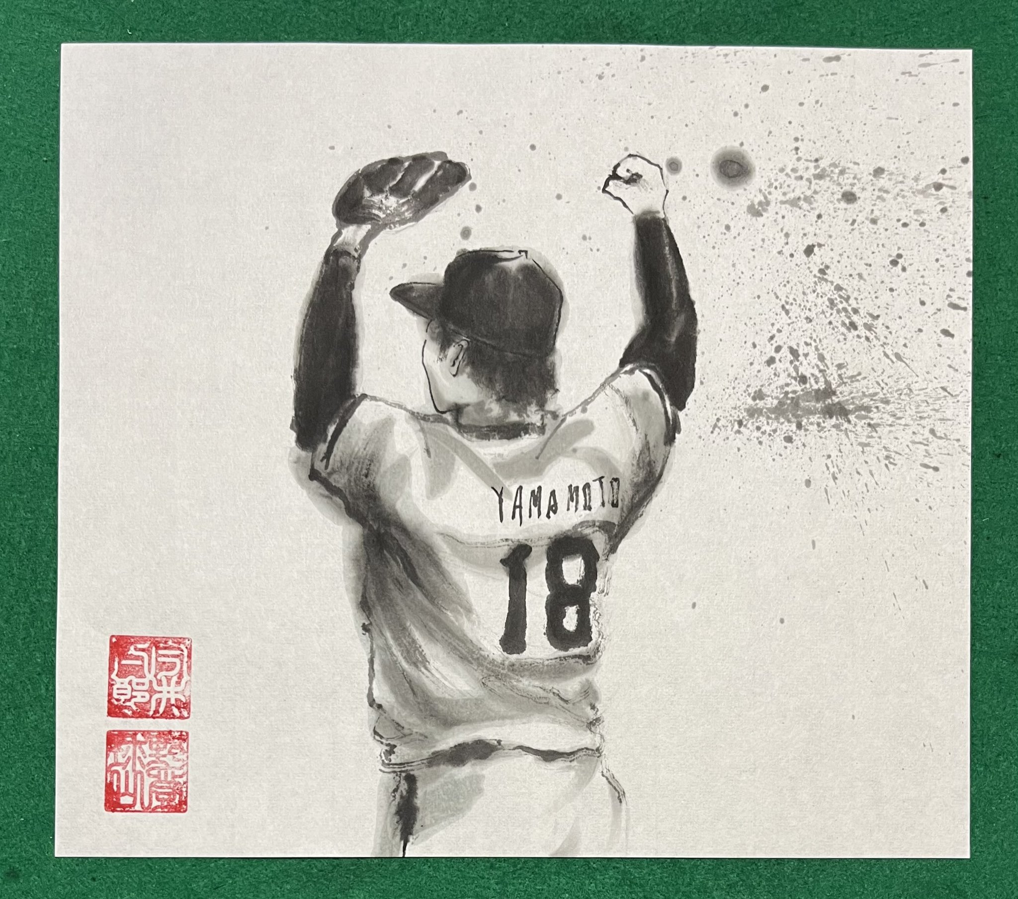 任せた！⚾️ ✍️🎨 ＠hide.yokoyama #BsPOP #バファローズ