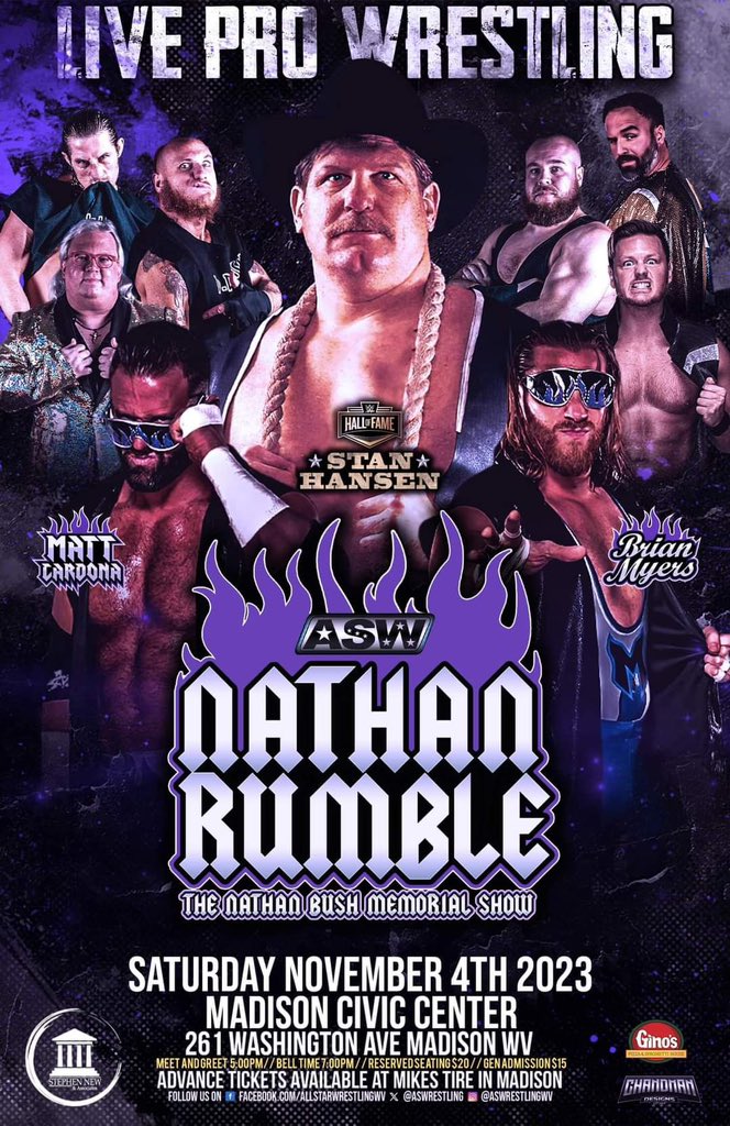 TheMattCardona's tweet photo. TONIGHT! The Major Players reunite at @aswwrestling! https://t.co/dc6uzICxY7