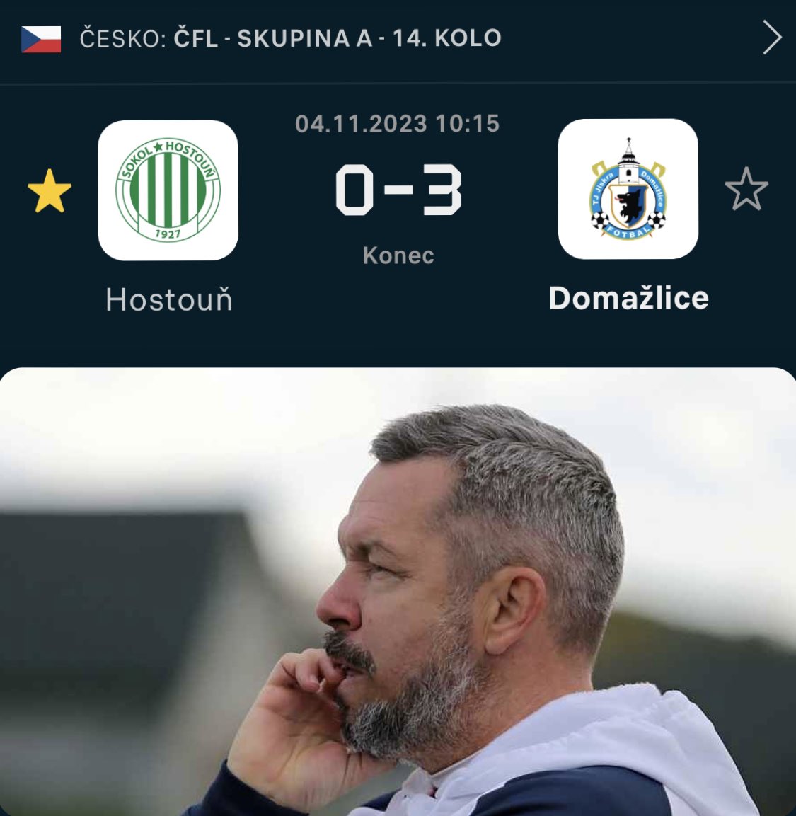 Rodinger87's tweet photo. „Koncovka nás teď trochu opustila, to je mrzuté, protože se zápasem by se pak třeba dalo něco udělat. Nicméně je třeba uznat, že Domažlice předvedly vyspělý výkon a vyhrály naprosto po zásluze,“Gratulace @10Horvi 😉👍🏼. Teď náš čeká grande finále o první místo s @slaviaofficial B. https://t.co/wbx30iyefB