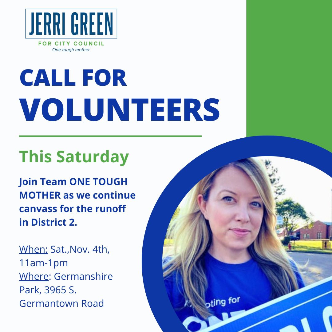 We are knocking doors TODAY! Come out and join Team #onetoughmother at 11am as we continue to talk to voters about making their voice heard in this important run off.