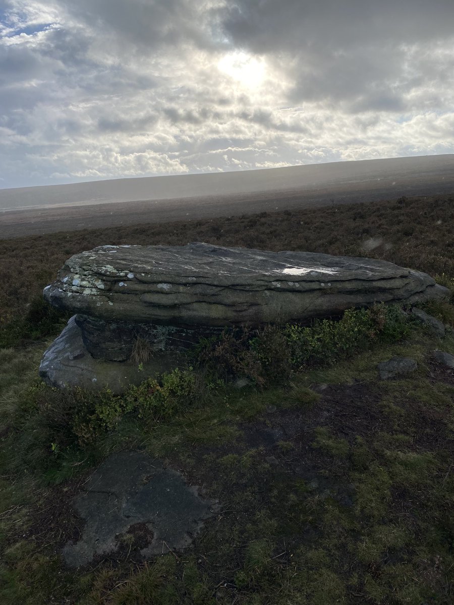 Very moody Burbage Moor yesterday (when I say moody, I mean cold and wet!)