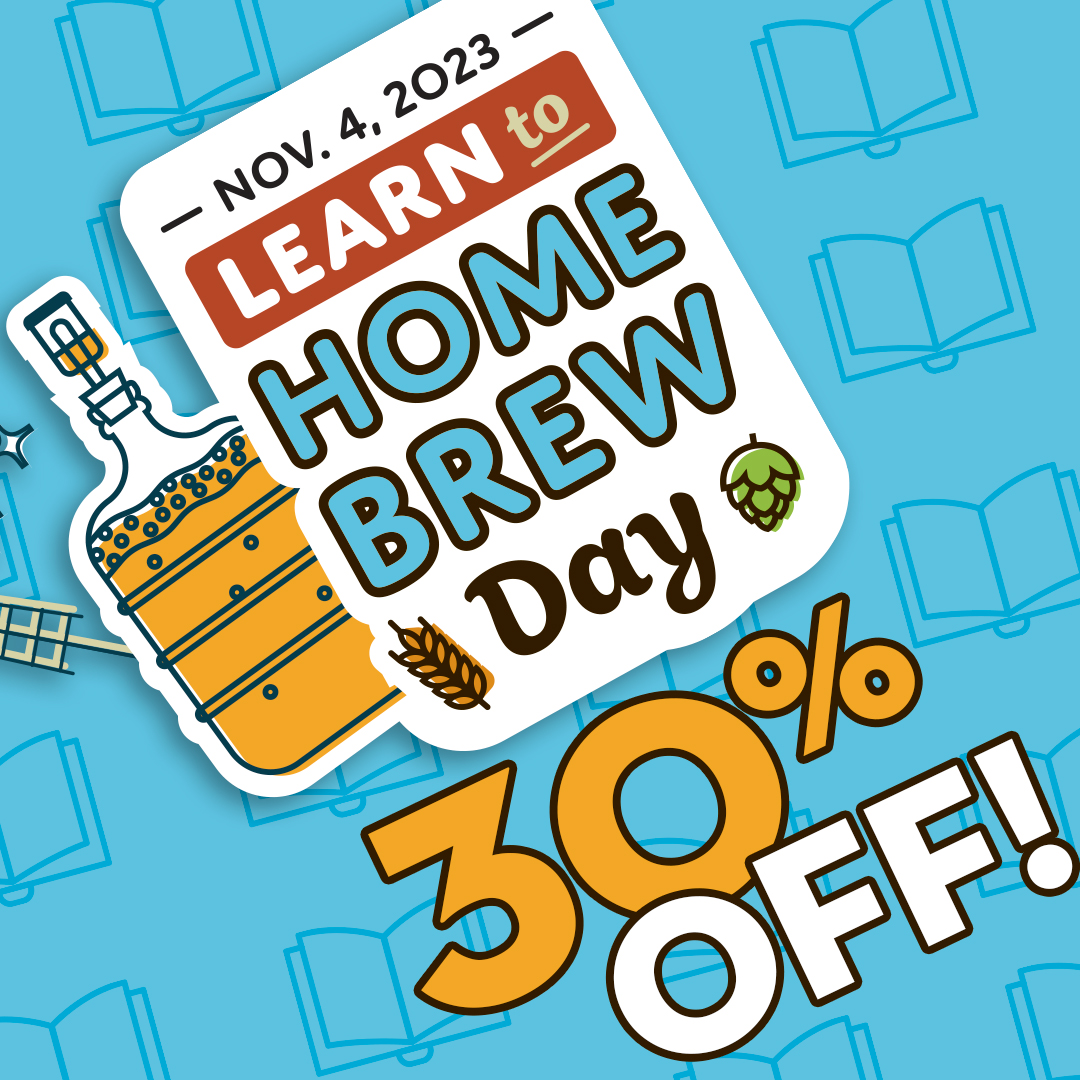 Happy #LearntoHomebrewDay! Expand your library with 30% off all homebrewing, beer styles, and ingredient titles through Nov. 8! Shop now: brewerspublications.com/collections/le…