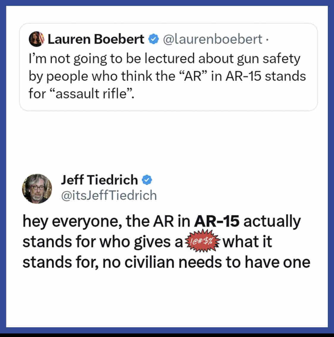 OurProgressive's tweet photo. #gunreform #dumpboebert #voteblue https://t.co/sHGSmwtvRF
