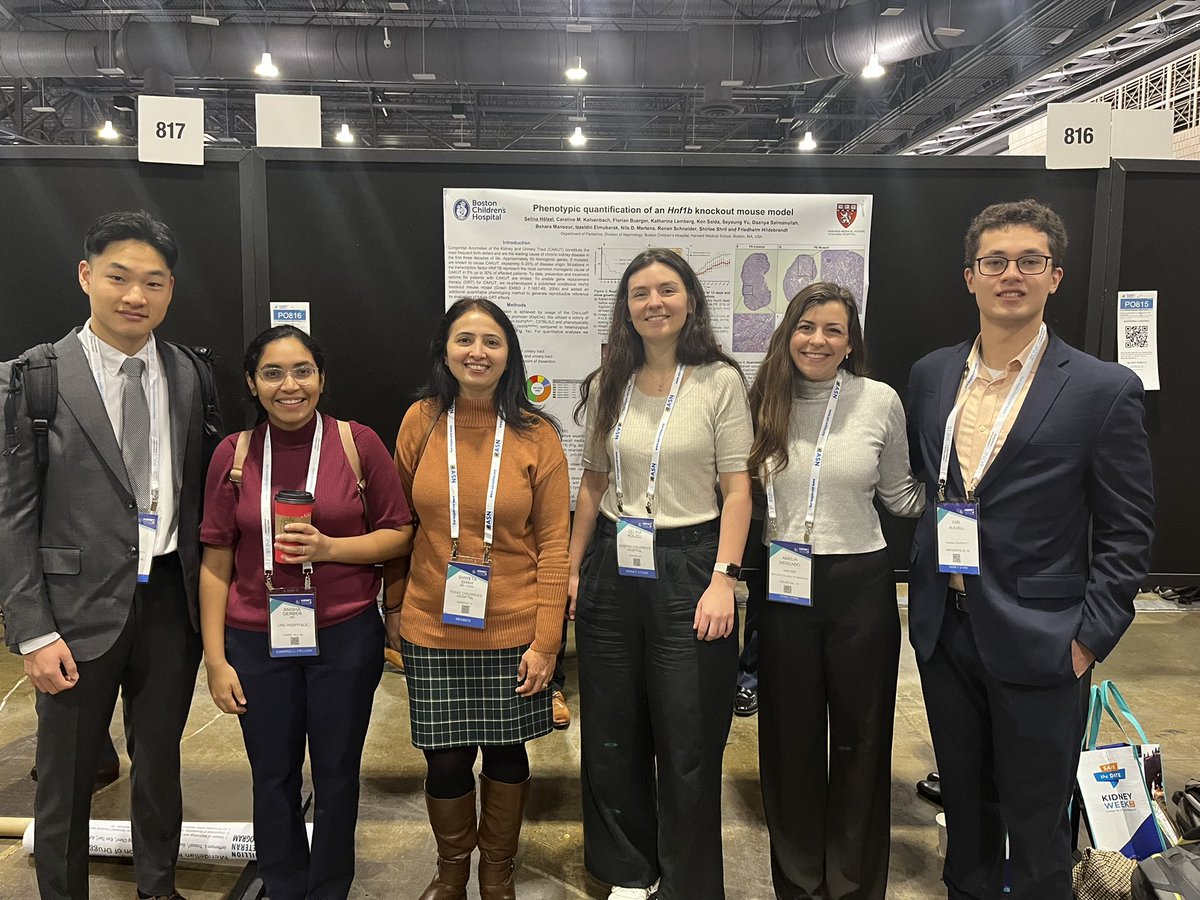 nefron1310's tweet photo. Our full KidneyStars group, great poster session @ASNKidney #KidneyWk
 @ameliamercado00 @SelinaHoelzel @CarlR_BME Jason and Anisha https://t.co/LXxuWhSmRd