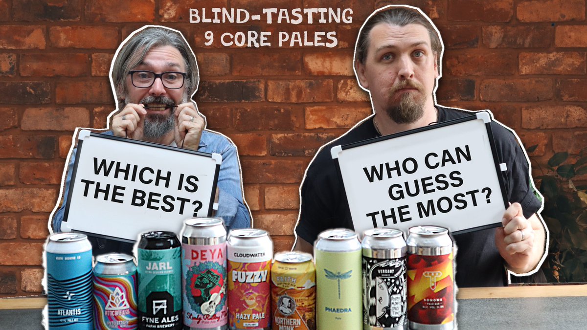 It’s miserable out there folks. Warm your cockles with a wholesome video of us blindtasting some great pales ales. We even try to guess which beer is which, meaning the only bonfire we’re lighting this year, is our reputation as beer aficionados. youtu.be/6KY66-bA73M?si…