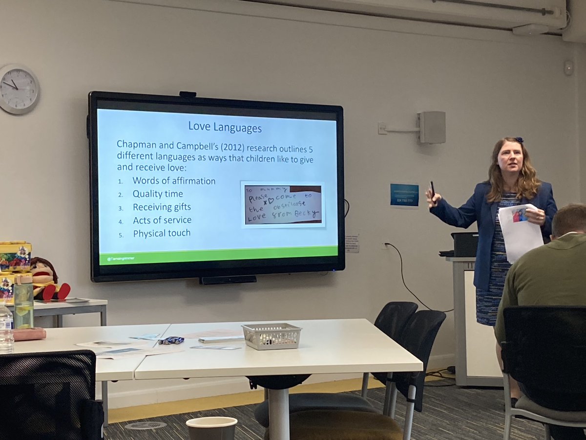 SBCousins's tweet image. ⁦@tamsingrimmer⁩ inspires us to consider how different children show love in different ways ⁦@SEFDEY1 ⁦⁦