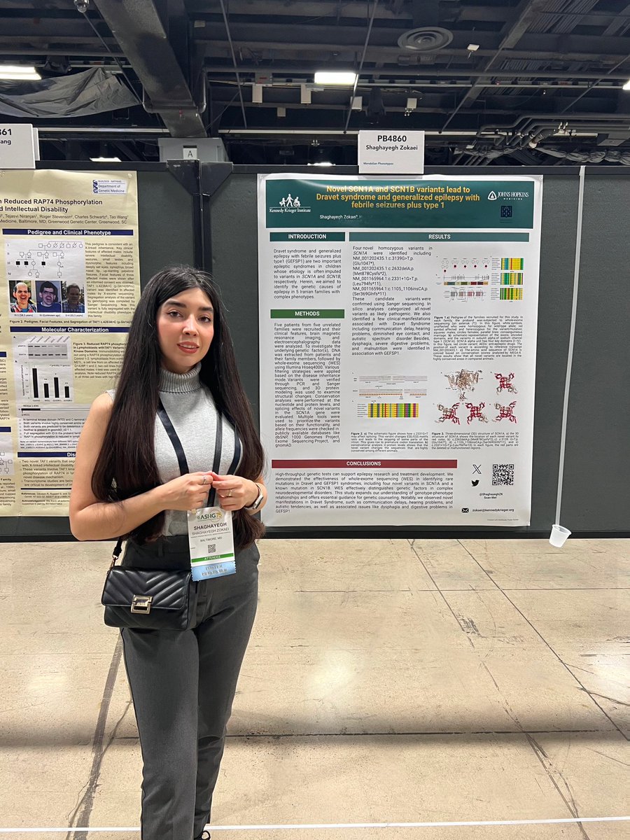 ShaghayeghZK's tweet photo. Thrilled to have been a part of this incredible and huge conference! @GeneticsSociety #ASHG2023 ๐ Sharing my journey with a poster this year was a dream come true. Grateful for the opportunity to learn and grow.
#ConferenceJoy #PosterPresentation https://t.co/sNMrupUm5M