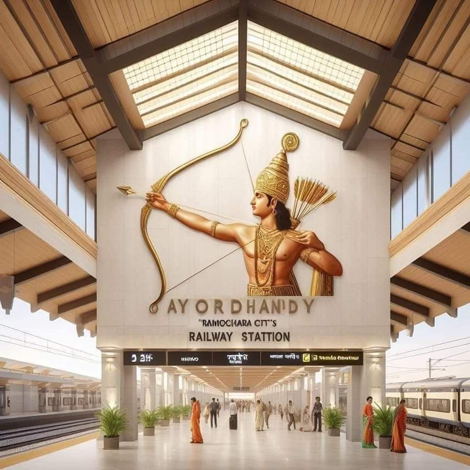 dpriyankamaurya's tweet photo. जय श्री राम 🚩

अयोध्या रेलवे स्टेशन जल्द ही ऐसा दिखेगा🙏

#अयोध्या #AyodhyaRailwayStation #Ayodhya https://t.co/8COUvFsvwN