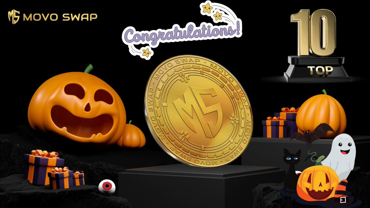 📢 Congratulations to all 10 winners of the MovoSwap Halloween 🥳
<a href="/myhs2023/">SunDog</a>
@Crypto_LightX
<a href="/Tomo1368129/">Tomo</a>
@Amir_syarifudn
<a href="/RZMEHRIA/">┈•✦✿Mٖ⃟✿✦•┈• 𖢖⃟🦋</a>
<a href="/OxSubhan/">SUBHAN</a>
<a href="/MovoDaily/">Movo Daily</a>
<a href="/Mika1994779/">Mikasa</a>
<a href="/MovoFan/">Movo Blockchain Fan</a>
<a href="/LightX_trade/">Ali | Light X</a>
Please comment with your BEP-20 USDT wallet address in the <a href="/MovoSwap/">Movo Swap</a>